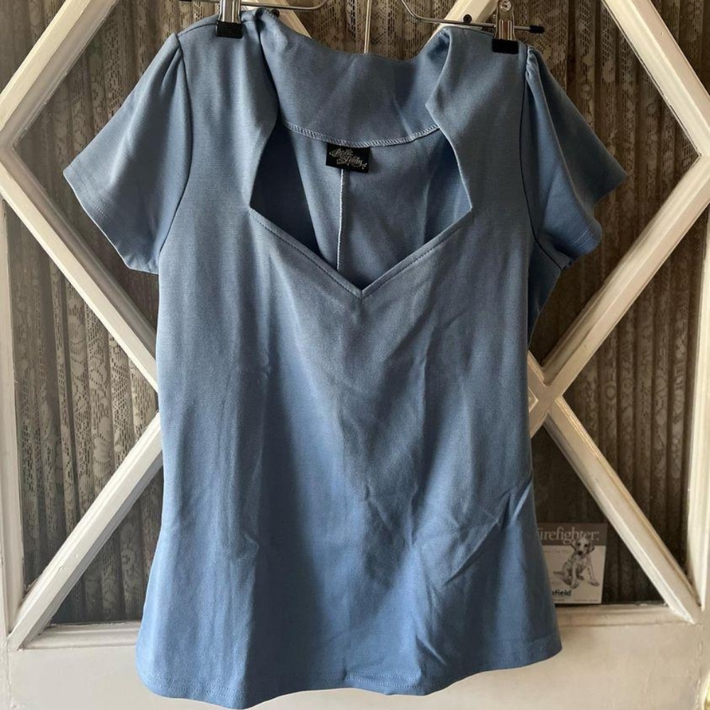 Light blue Sophia top